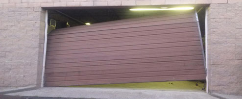 Out of tracks garage door Union City NJ